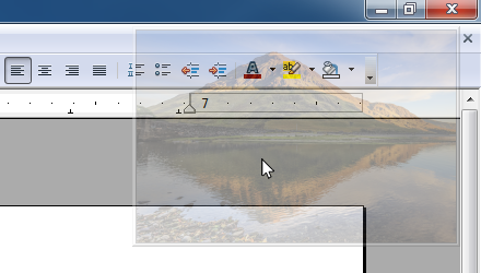 Photo Window in process of disappearing under the cursor Photo Window in process of disappearing under the cursor